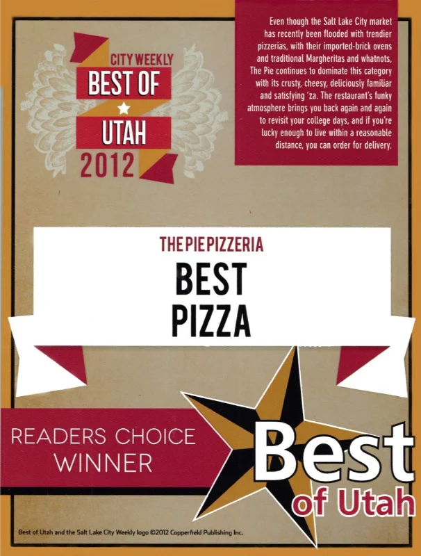 City Weekly - Best Pizza &mdash; 2012